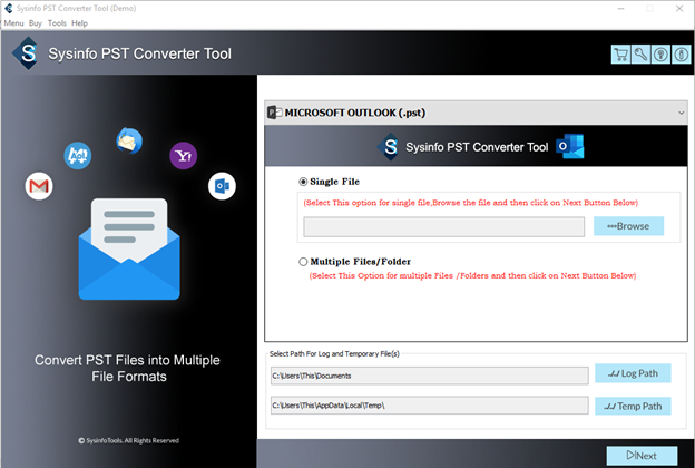 PST to PDF Converter