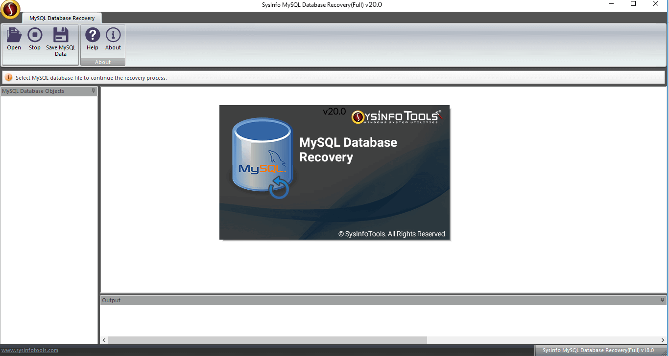 MailConverterTools MySQL Database Repair