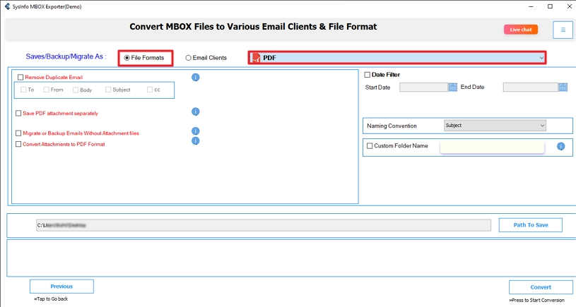 screenshot of OST to PST Converter