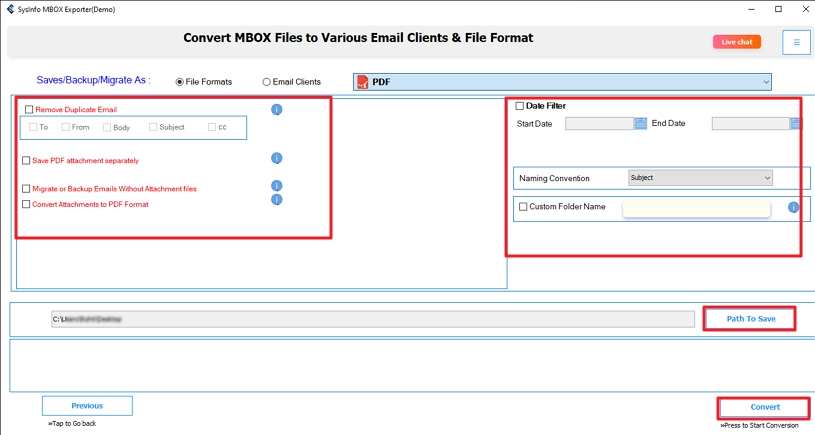 screenshot of OST to PST Converter