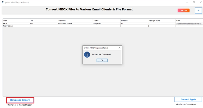 screenshot of OST to PST Converter