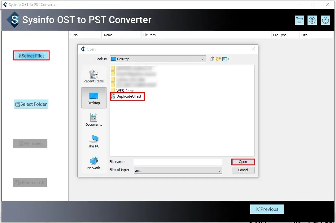 screenshot of OST to Office 365 Converter 