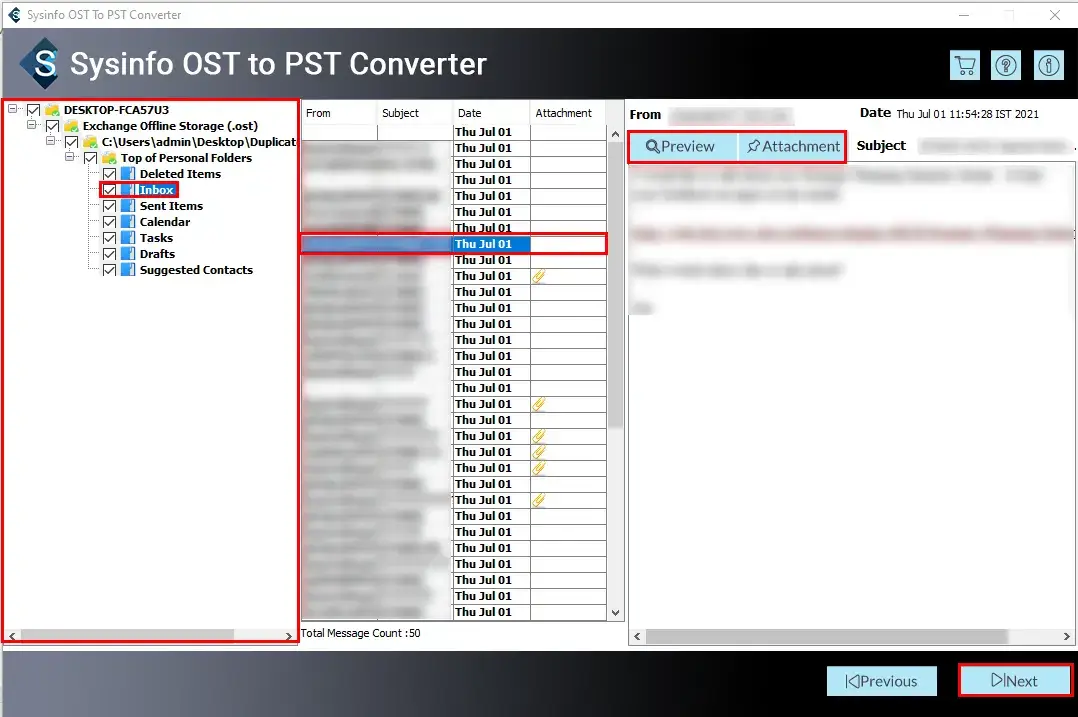 screenshot of OST to Office 365 Converter 