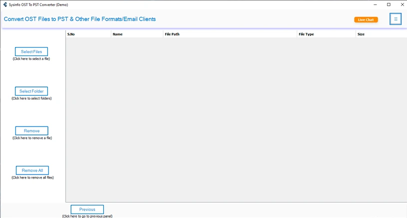Convert OST to PST
 step 1