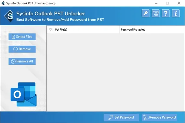 Run Outlook PST Unlocker