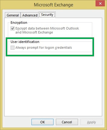 Outlook keeps asking for password even though it is correct