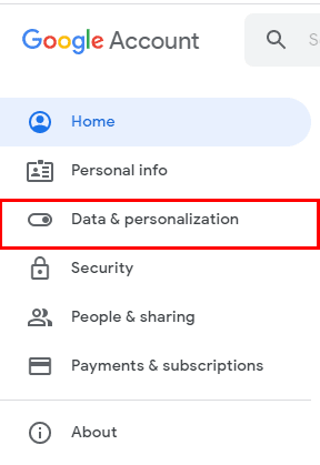 select data and personalization