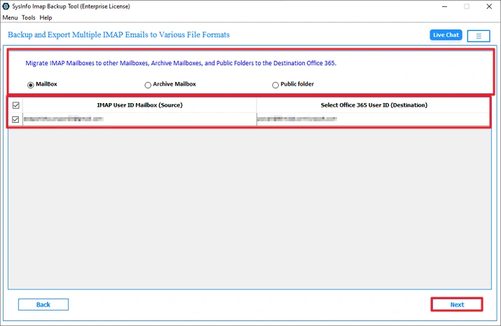 Export iCloud Emails to Outlook
step 5
