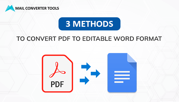 Editable to word pdf convert PDF to