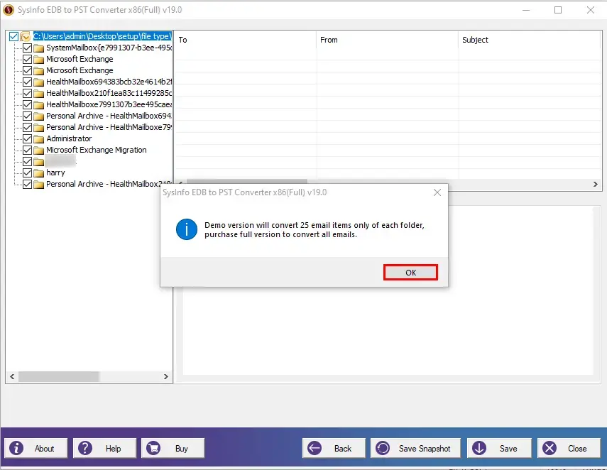 Convert EDB to PST File