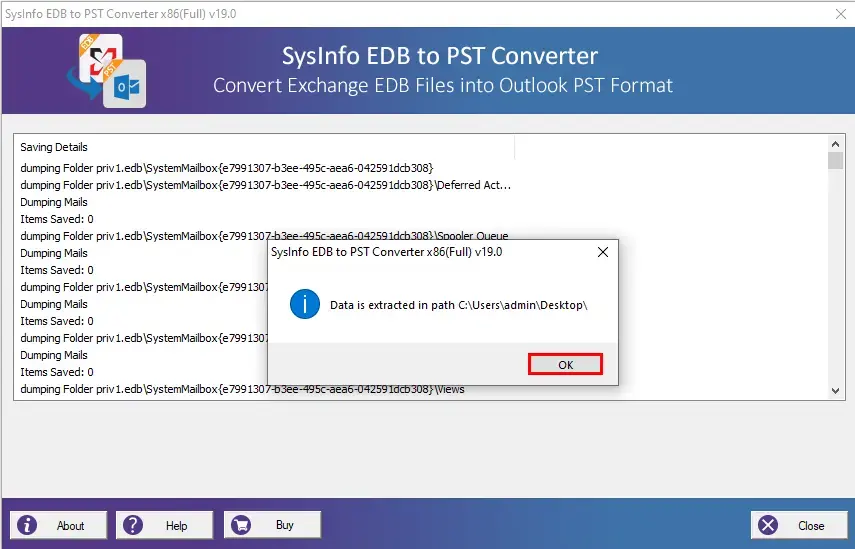 Convert EDB to PST File