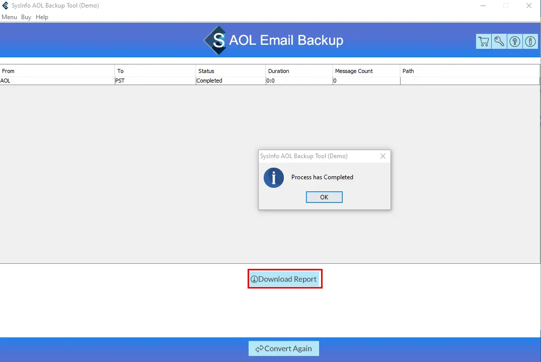transfer AOL email to Gmail