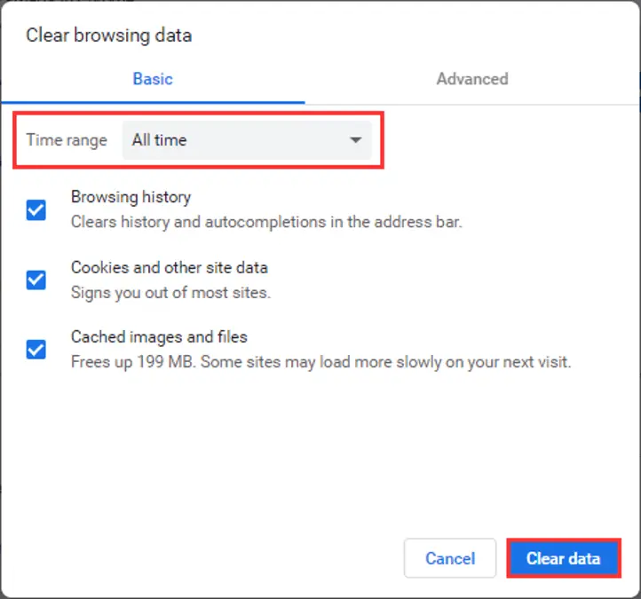 gmail not loading in chrome