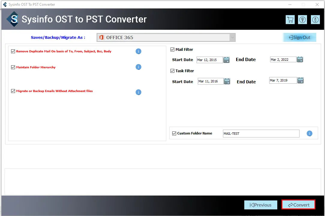 upload ost to office 365