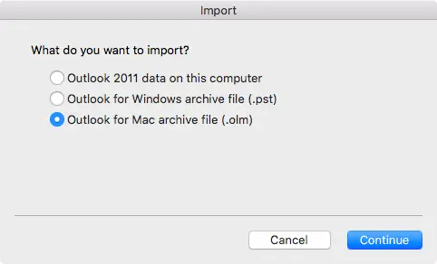 open olm file on mac