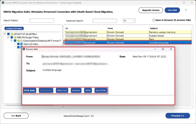 Import MBOX to Gmail
