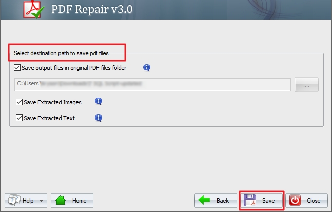PDF File Recovery Software Step4