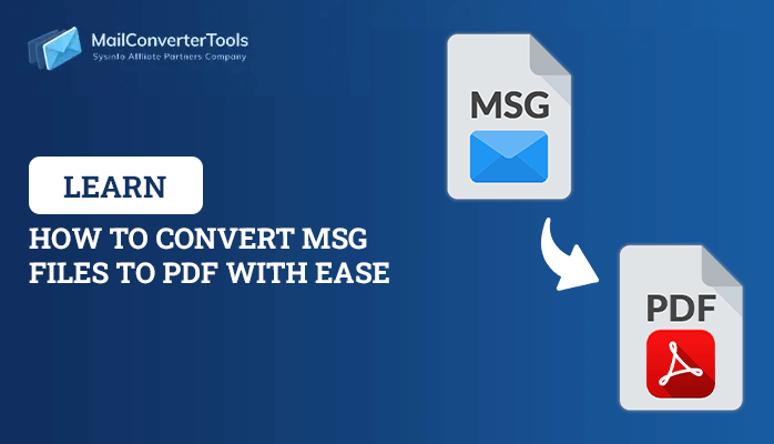 Convert MSG Files to PDF