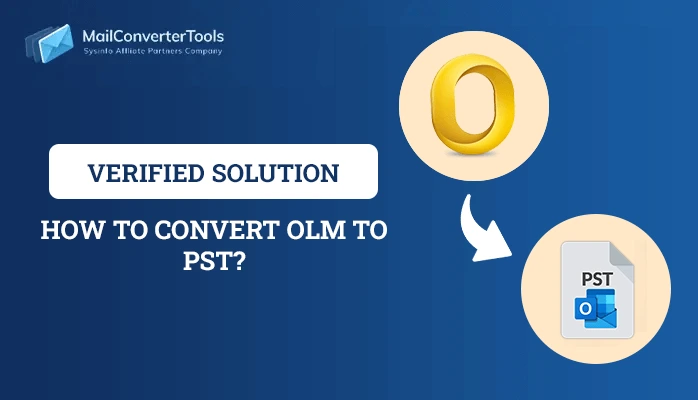 Convert OLM to PST