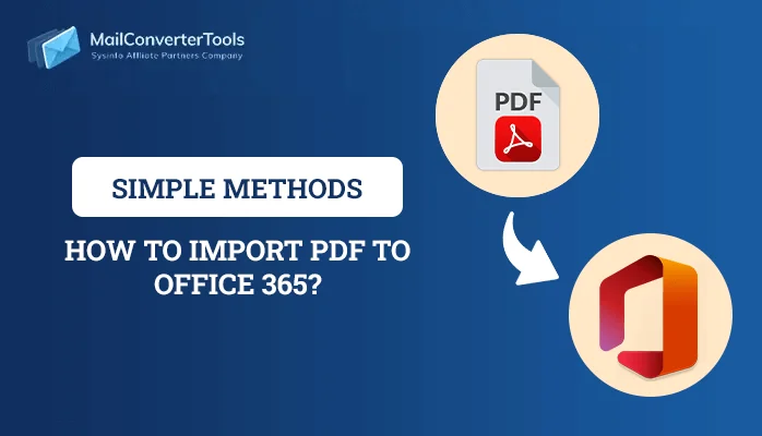 Import PDF to Office 365