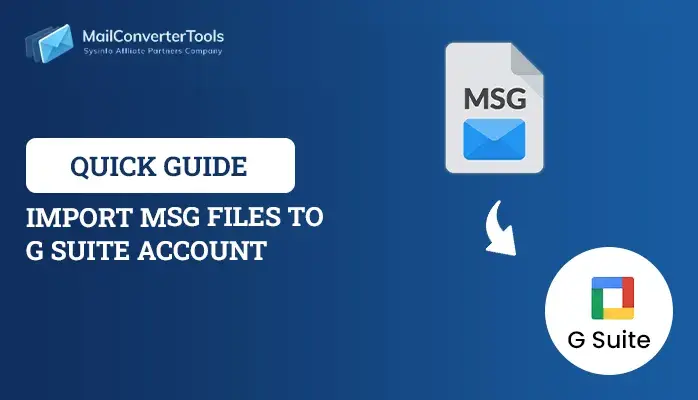 Import MSG Files to G Suite