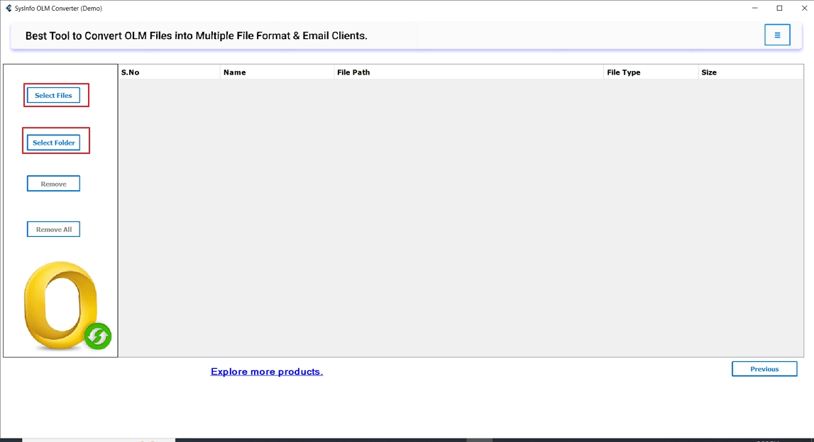 Select Files 