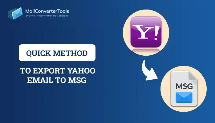 Export Yahoo Email to MSG