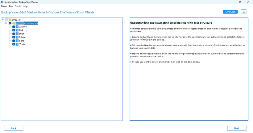 Select your folders