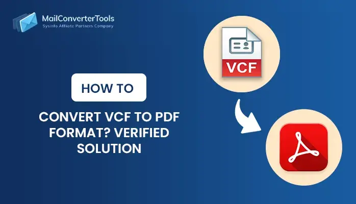 Convert VCF to PDF