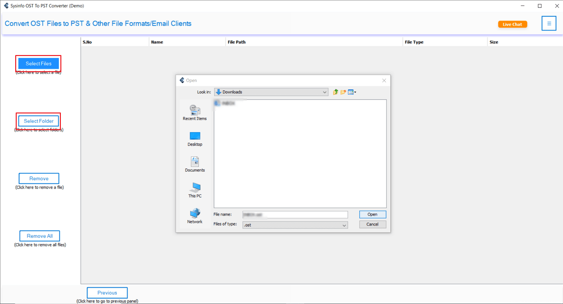 Add the OST files