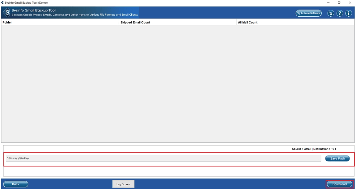 Select Download