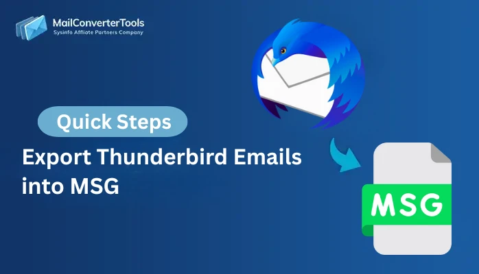 Export Thunderbird Emails to MSG