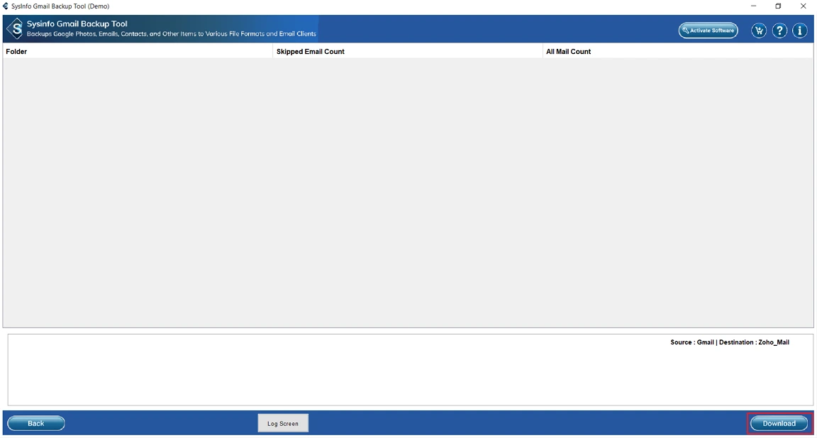 Select Download