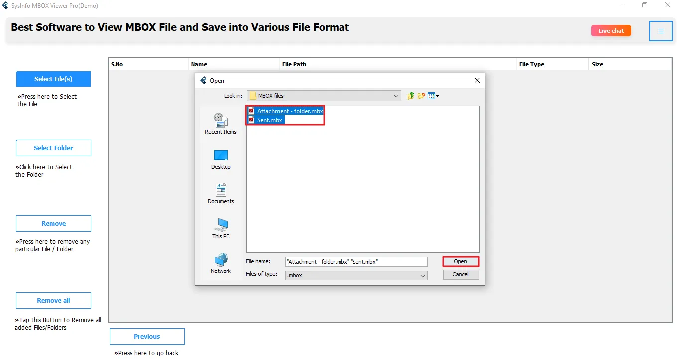 Select File/Folder