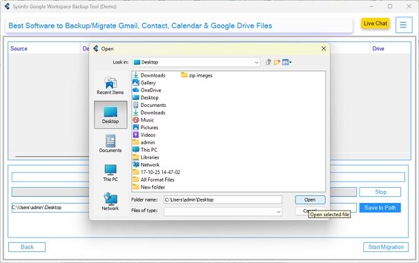 Click Next and tap Start Migration