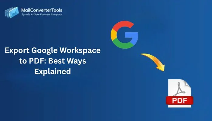 Export Google Workspace to PDF
