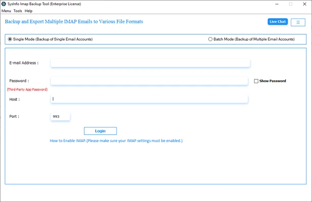 Download IMAP Backup Tool