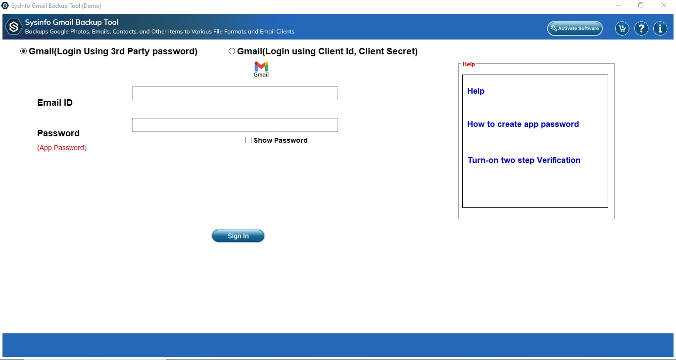 Open Gmail Backup Tool