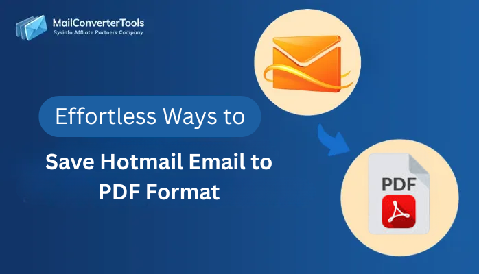 Save Hotmail Email to PDF