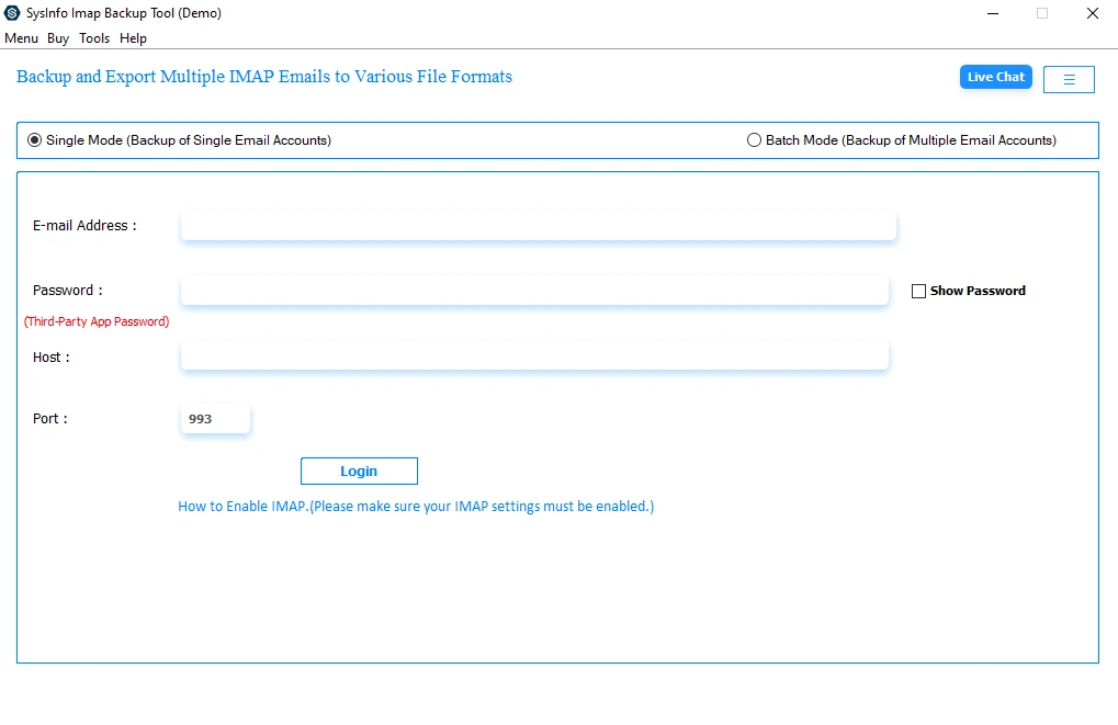Transfer AT&T Email to Yahoo Mail step 1