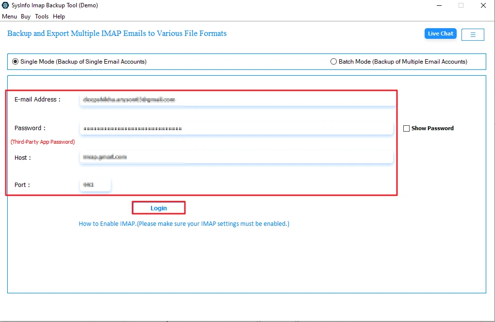 Transfer AT&T Email to Yahoo Mail step 2