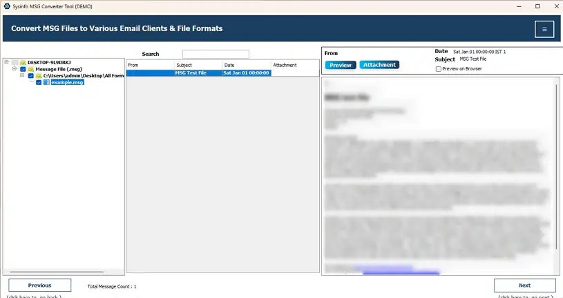 Choose the folders and click on Next