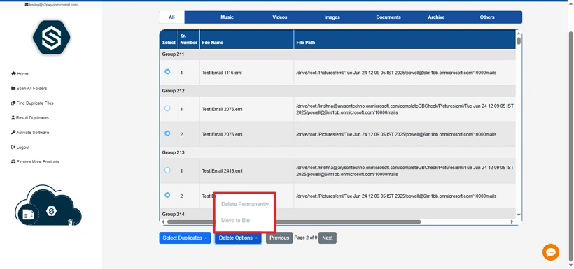 Delete Duplicate Files in OneDrive
 6