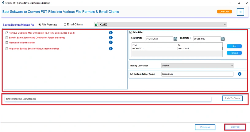 Export Outlook Contacts to Excel step 5