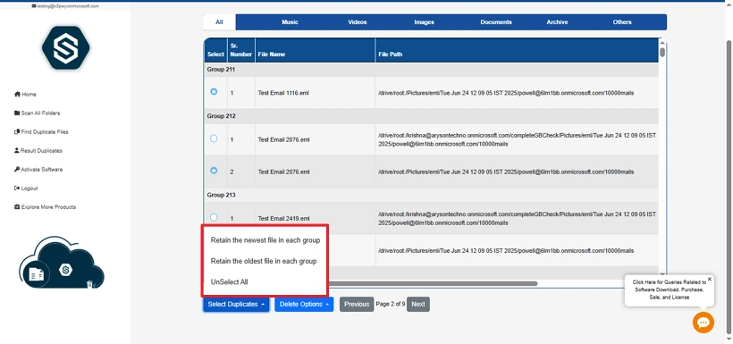 Delete Duplicate Files in OneDrive
 step 5