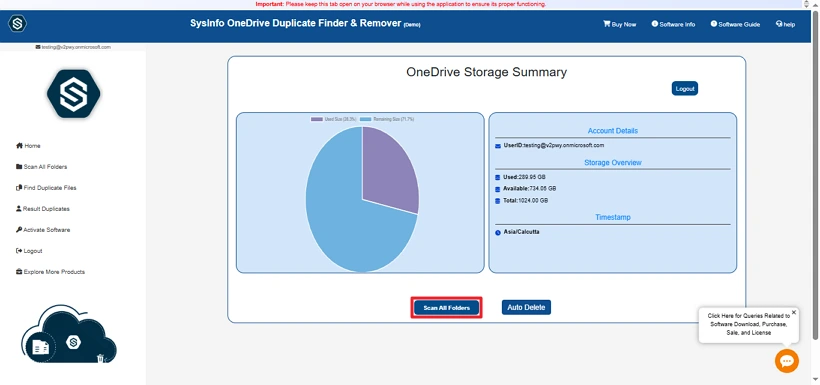 Delete Duplicate Files in OneDrive
 step 3
