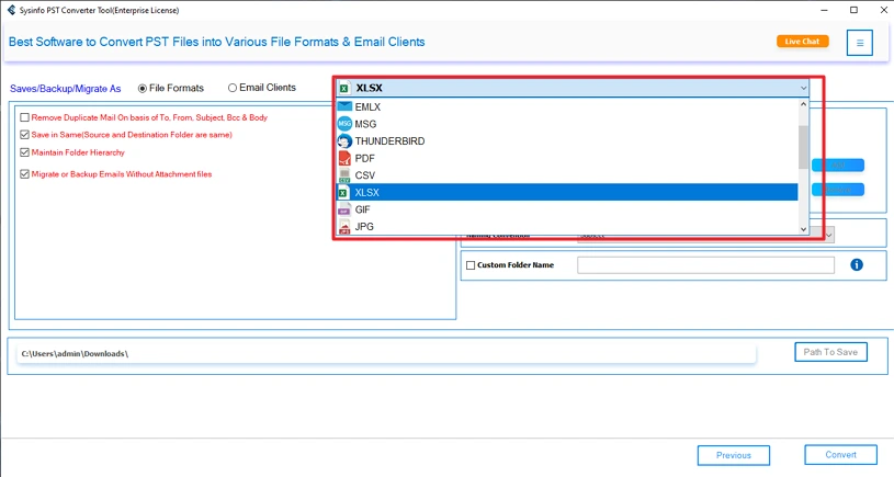 Export Outlook Contacts to Excel step 4