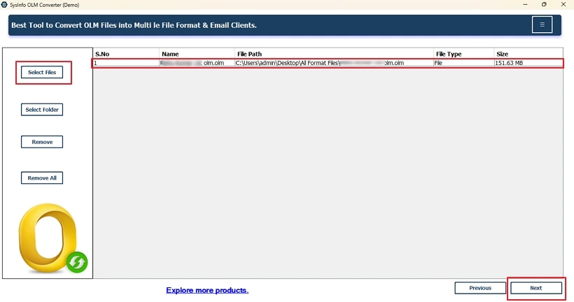 Import OLM to Yandex
 step 2