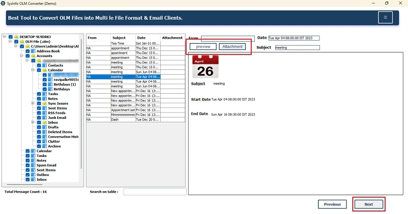 Import OLM to Yandex
 step 3