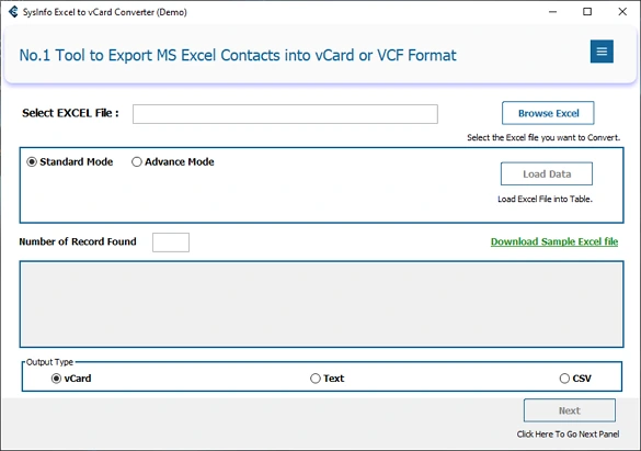 Import Contacts from Excel to Android
 step 1